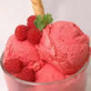 glace aux framboises